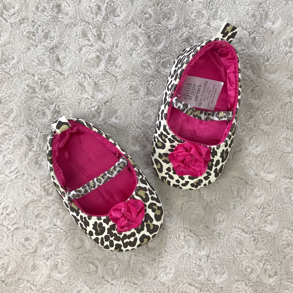 Child of Mine by Carter’s Leopard Print Dress Shoe